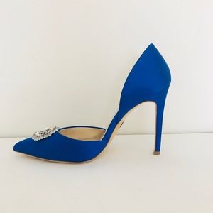 Badgley Mischka “Roudy” Blue Pumps